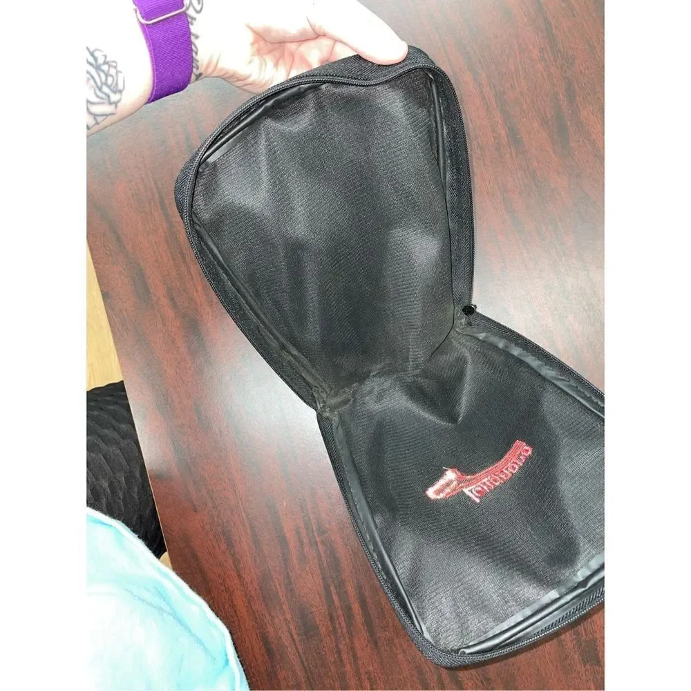 Longacre Racing Black Small Zipper Bag